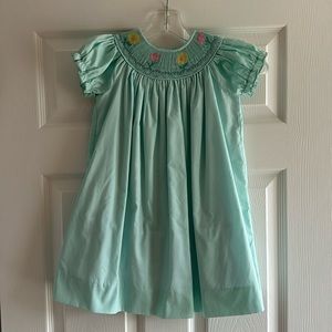 Flower smocked dress